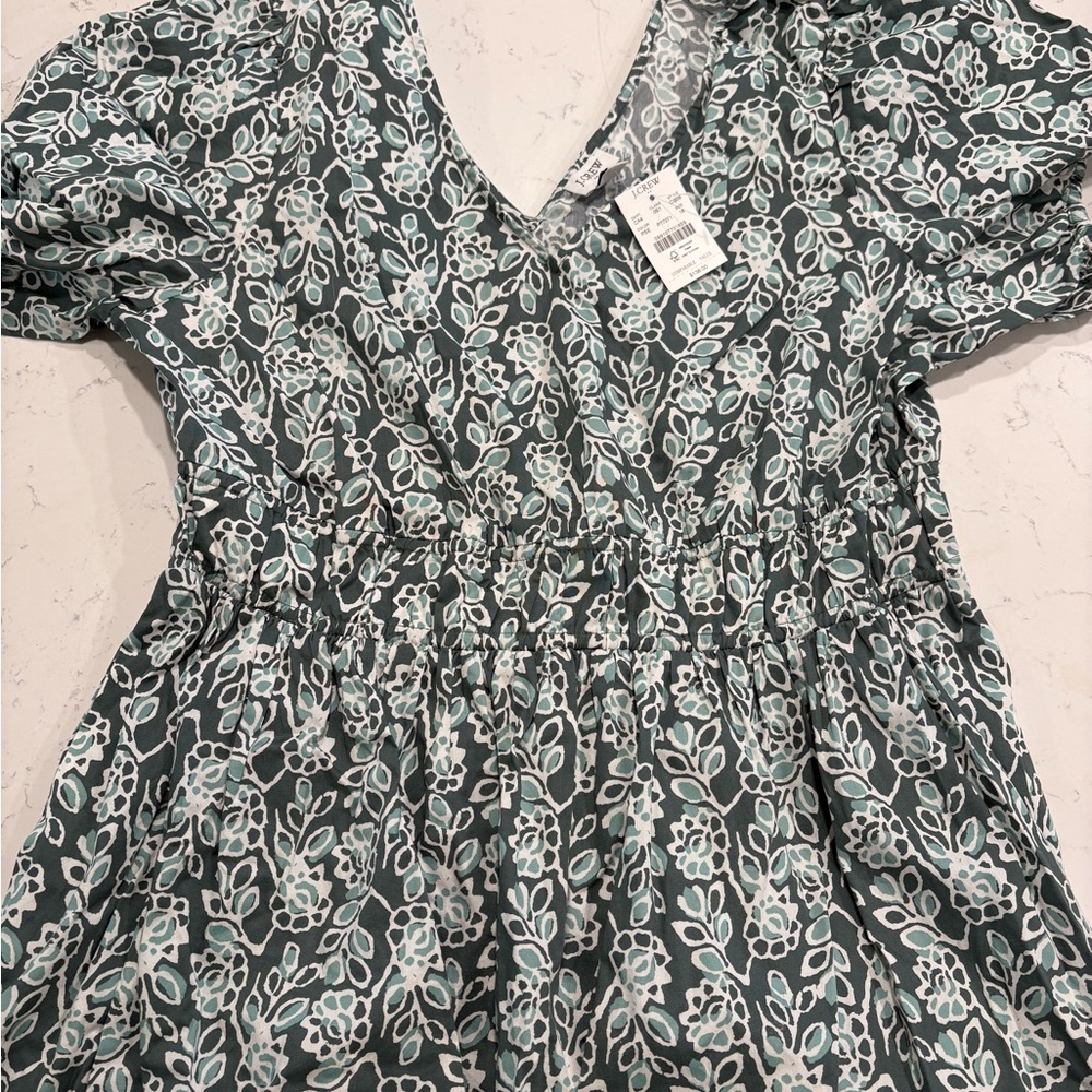 J. Crew Floral Midi Dress